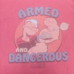 Popeye armed and dangerous tee